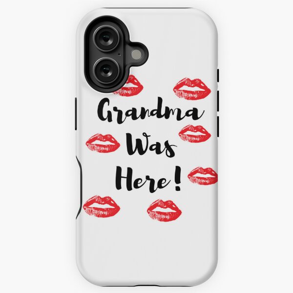 Item preview, Grandma Was Here! Lipstick Traces designed and sold by BoomBoomBaby.