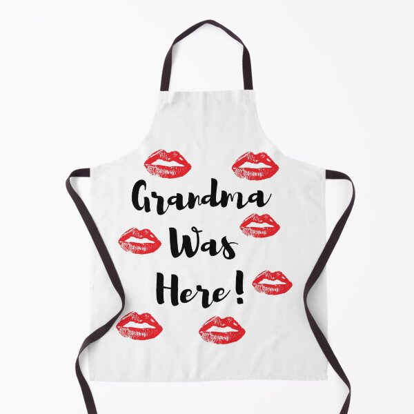 Item preview, Grandma Was Here! Lipstick Traces designed and sold by BoomBoomBaby.