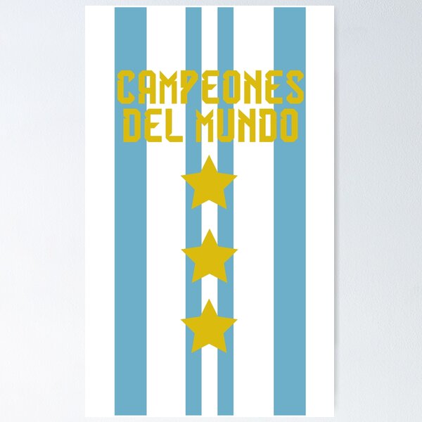 XIFAN Bandera de tres estrellas premium de Argentina Campeón del Mundo 2022  de 3 x 5 pies para exteriores, banderas argentinas 1978 1986 2022