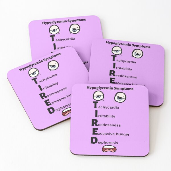 Item preview, Hypoglycemia Symptoms Mnemonic: TIRED designed and sold by Caregiverology.