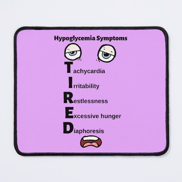 Item preview, Hypoglycemia Symptoms Mnemonic: TIRED designed and sold by Caregiverology.