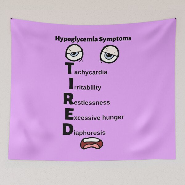 Item preview, Hypoglycemia Symptoms Mnemonic: TIRED designed and sold by Caregiverology.