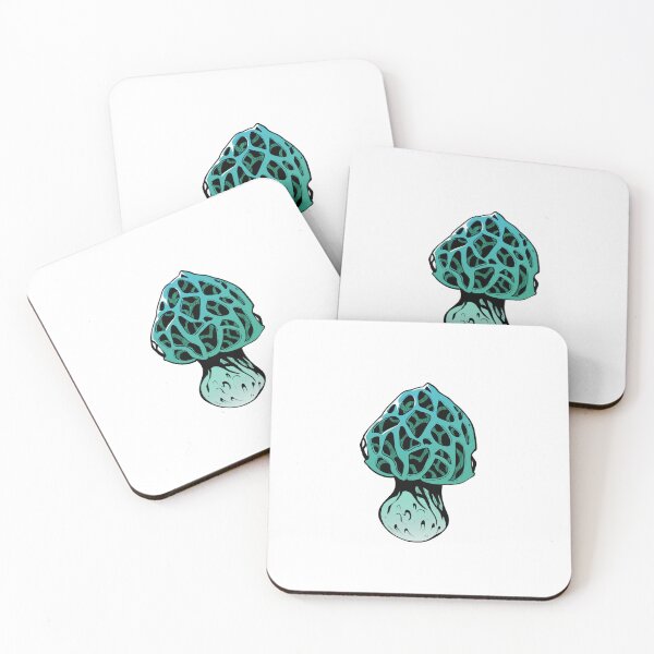 Item preview, Mesh acid neon blue mushroom designed and sold by MalkyTea.