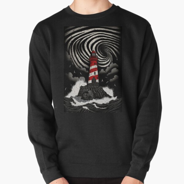 Lighthouse On A Lonely Rock Pullover Sweatshirt