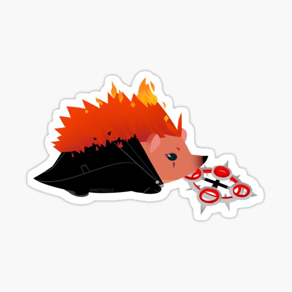 Vista previa del artículo con la obra «Hedgehog Axel», diseñado y vendido por MintySkulls.