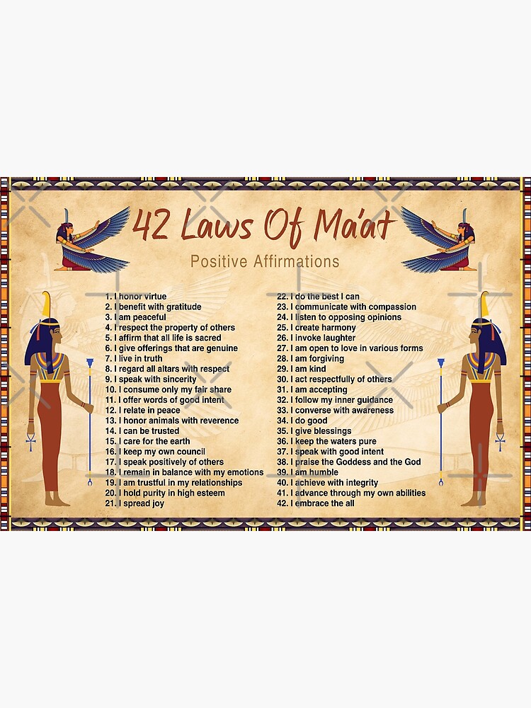 Laws Of Maat Explained