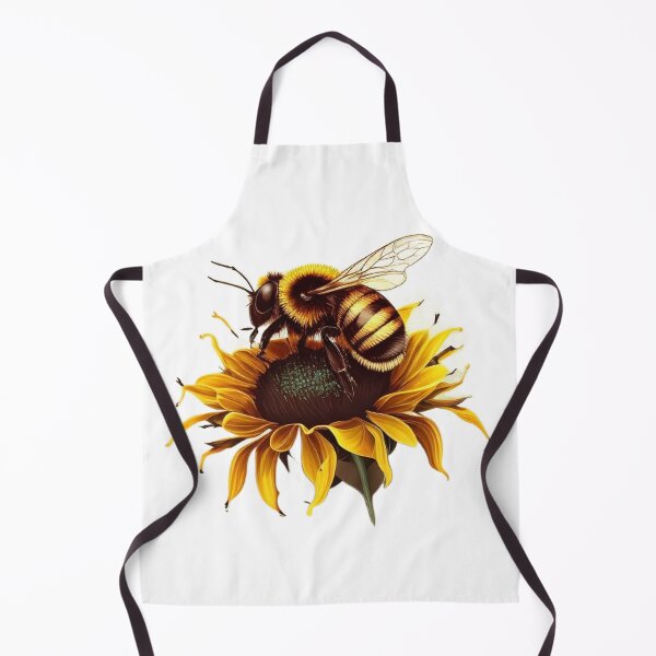 Item preview, bee on a sunflower designed and sold by Diamaber.