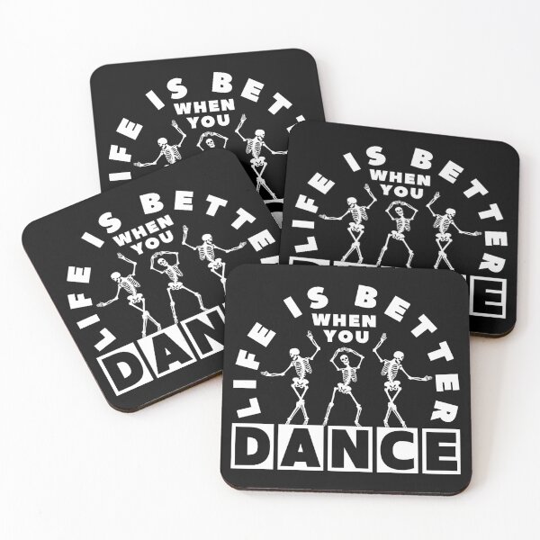 Item preview, Life is Better When You Dance Skeletons designed and sold by Mimielitas-Shop.
