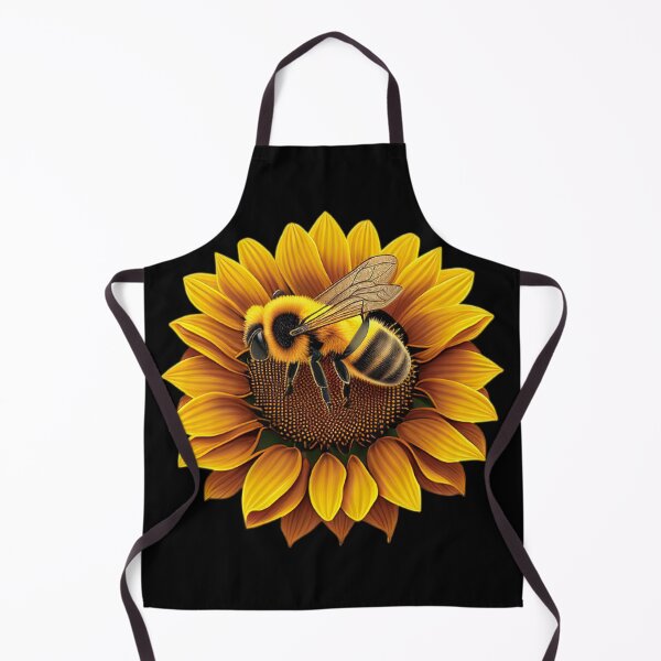 Item preview, bee on a sunflower designed and sold by Diamaber.