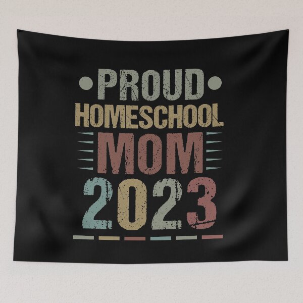 Item preview, Proud Homeschool Mom 2023: vintage colors distressed grunge style For Mothers designed and sold by Houssemanthony.