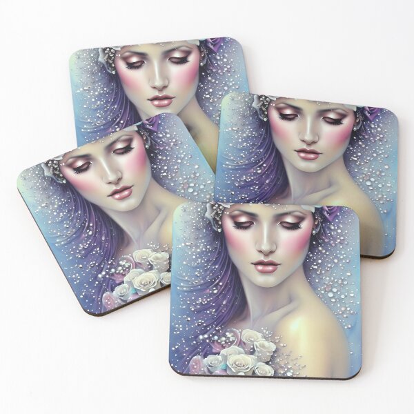 Item preview, Beautiful woman with roses designed and sold by craftybluebells.
