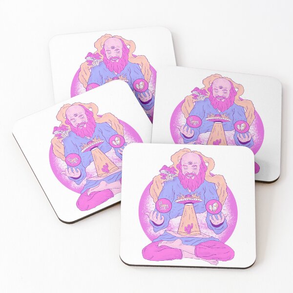 Item preview, Smiling RamDass in deep meditation designed and sold by MantraKaya.