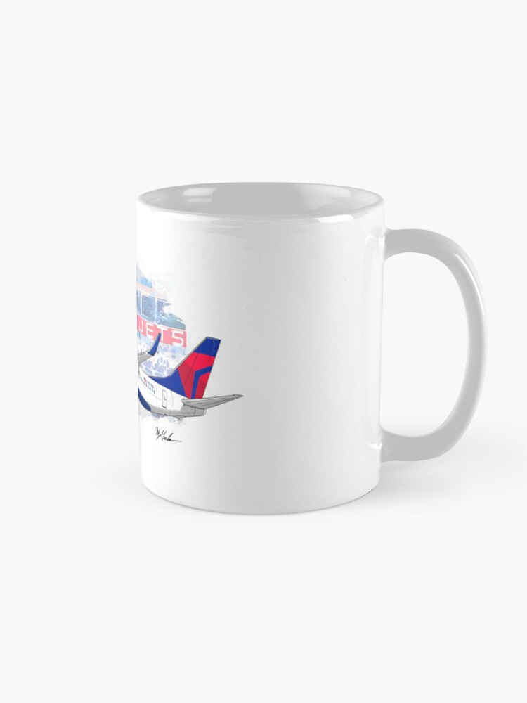 Boeing 747 767 Saftey Flat Bottom Mug