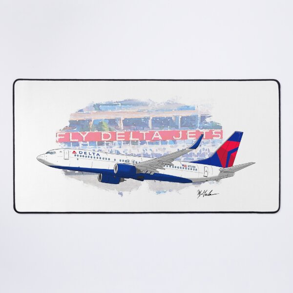 Fly Delta Jets Desk Mat