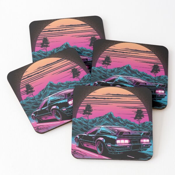 Item preview, 80s Synthwave Night Rider designed and sold by RESToRAPTOR.