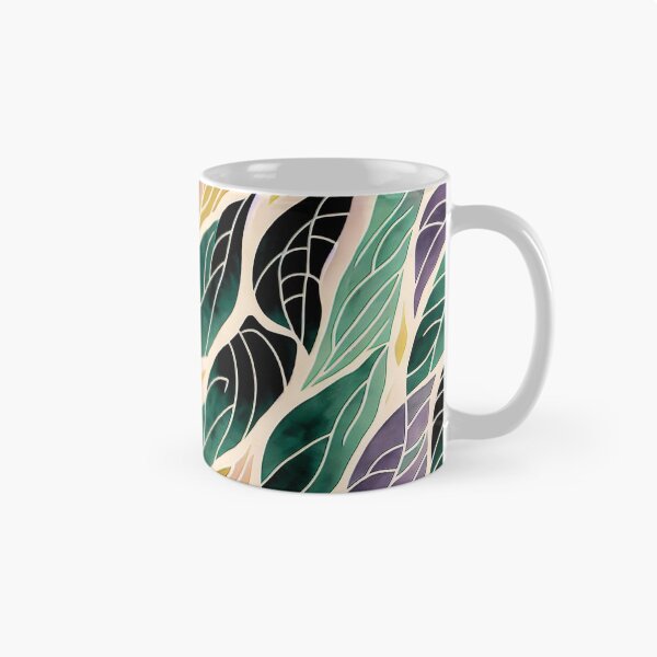 Item preview, Abstract Boho leaf design designed and sold by puravidavisions.