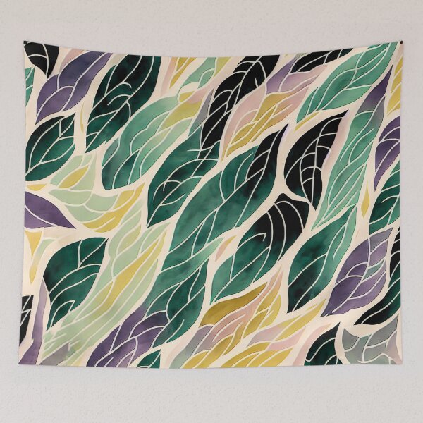 Item preview, Abstract Boho leaf design designed and sold by puravidavisions.