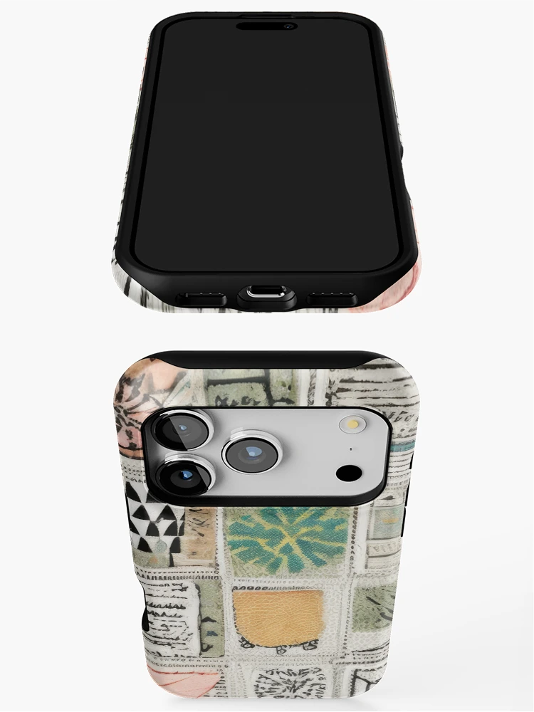 Thumbnail 3 of 4, iPhone Case, Abstract Textured Pattern designed and sold by FireScreen.