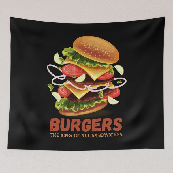 Item preview, Burgers - The king of all sandwiches - The Burger Boss designed and sold by WBP Mart.