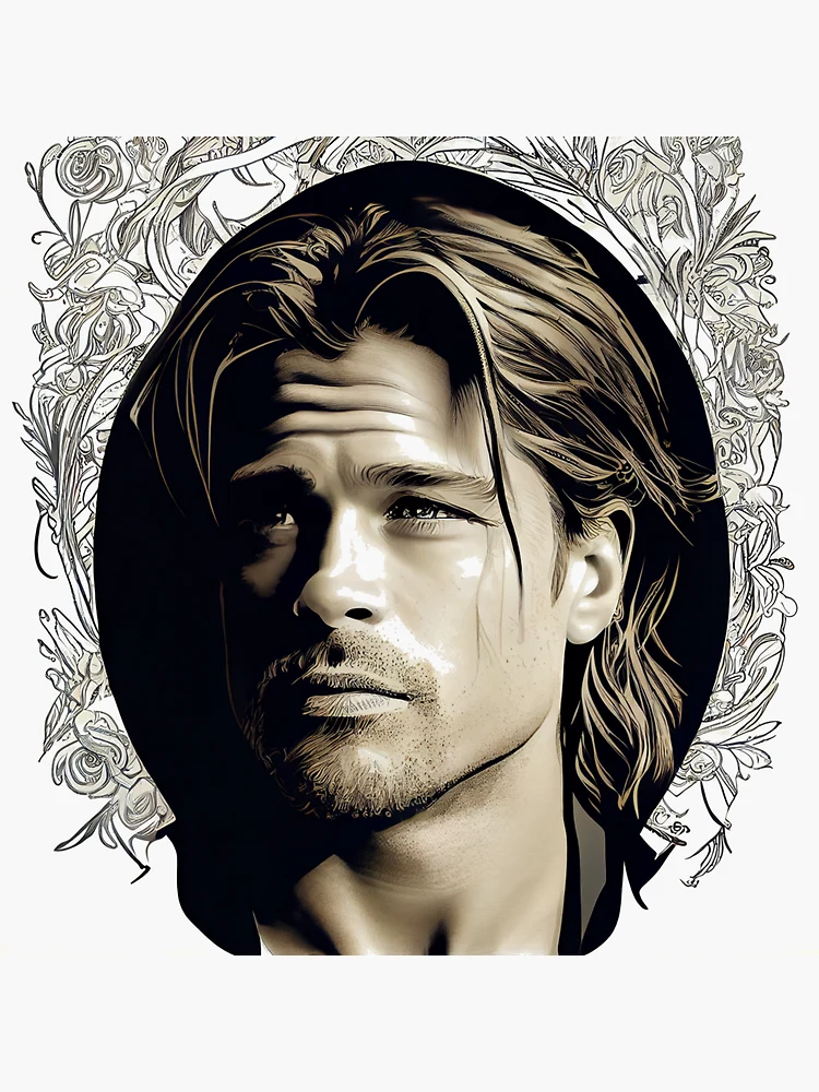 Brad Pitt Artwork - Hollywood Heartthrob | Poster