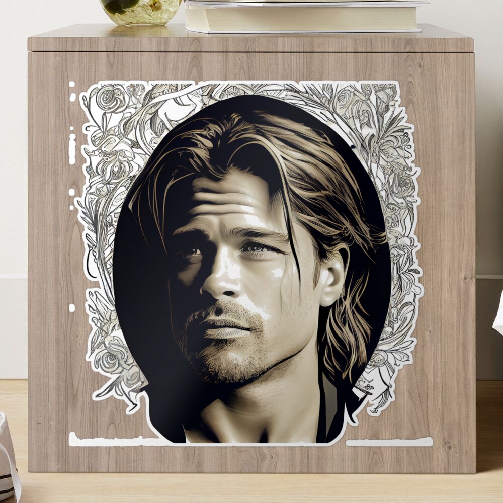 Brad Pitt Artwork - Hollywood Heartthrob | Poster