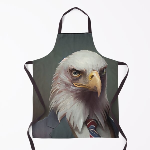 Item preview, Old white eagle in blue suit designed and sold by MyHunkyDoryShop.