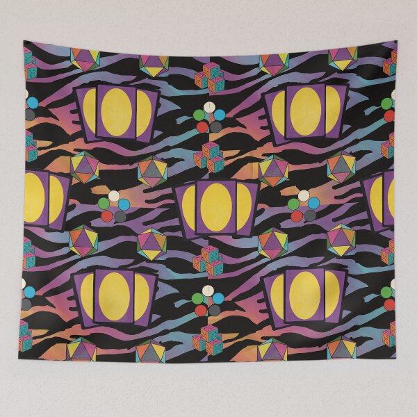 Item preview, Mtg 90s Pattern  designed and sold by CyberSpikeArt.