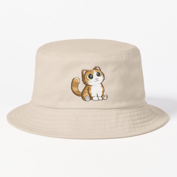 Cute Orange Cat Bucket Hat
