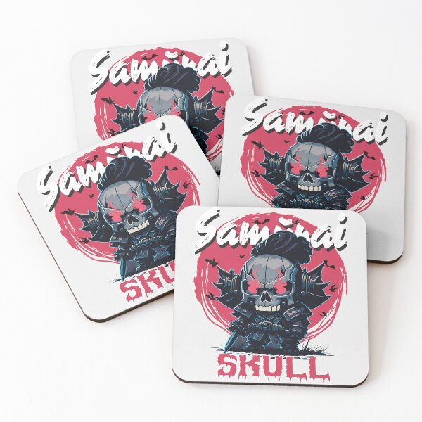 Item preview, samurai skull show no mercy - funny saying designed and sold by VichallanStudio.