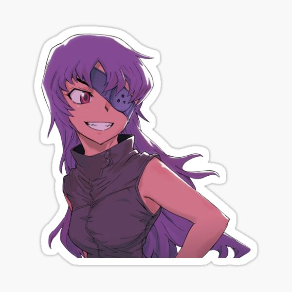 SRBB1401 Yuno Gasai Mirai Nikki Car Window Decal Sticker anime