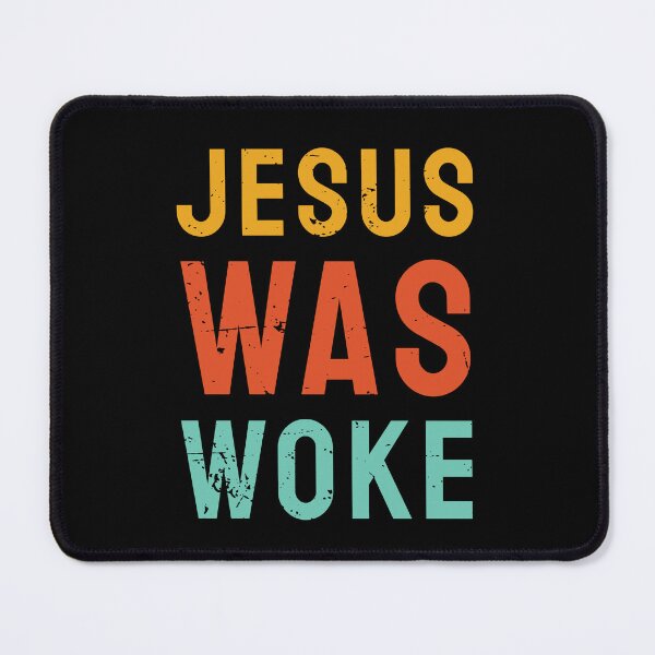 Item preview, Jesus Was Woke Vintage Retro Colors Text designed and sold by bolkibox.