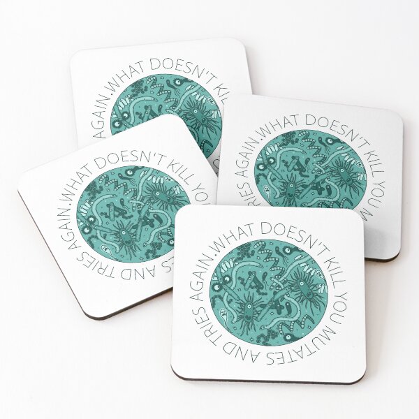 Item preview, What doesn't kill you mutates and tries again GREEN designed and sold by AniceHer.