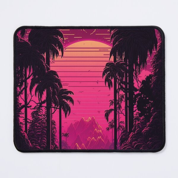 Item preview, 80s Synthwave Jungle designed and sold by RESToRAPTOR.