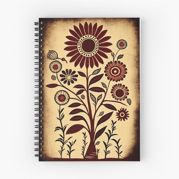 Item preview, Warli Flowers designed and sold by Banded-Canyon.