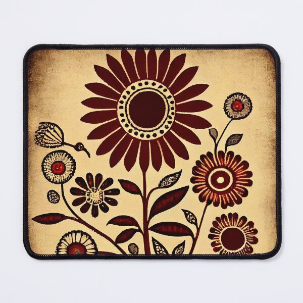 Item preview, Warli Flowers designed and sold by Banded-Canyon.