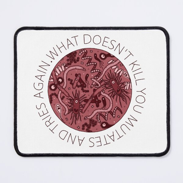 Item preview, What doesn't kill you mutates and tries again RED designed and sold by AniceHer.