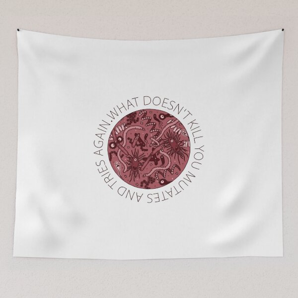 Item preview, What doesn't kill you mutates and tries again RED designed and sold by AniceHer.