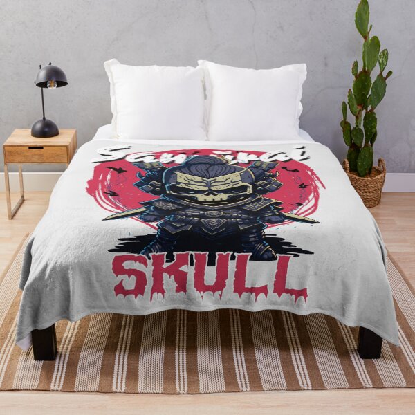 Item preview, samurai skull show no mercy - funny saying designed and sold by VichallanStudio.
