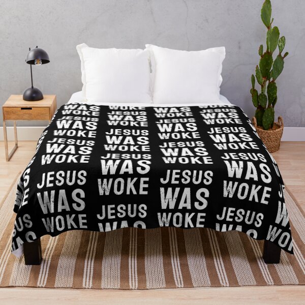 Item preview, Jesus Was Woke Vintage Retro Text designed and sold by bolkibox.