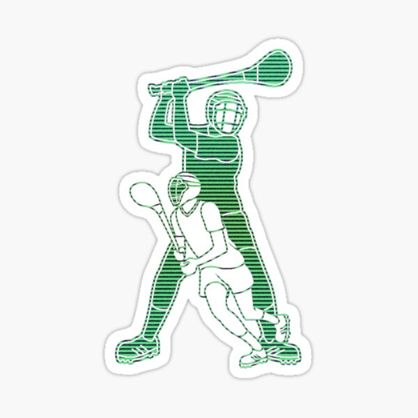 "GAA Hurling, Gaelic Games, Hurling Players Design" Sticker for Sale by
