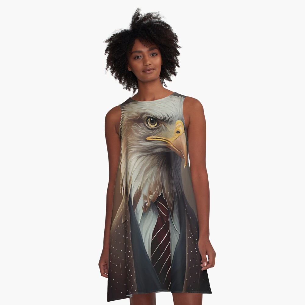 Beautiful Woman in Eagle Costume Graphic · Creative Fabrica