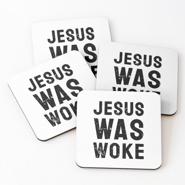 Item preview, Jesus Was Woke Vintage Retro Text designed and sold by bolkibox.