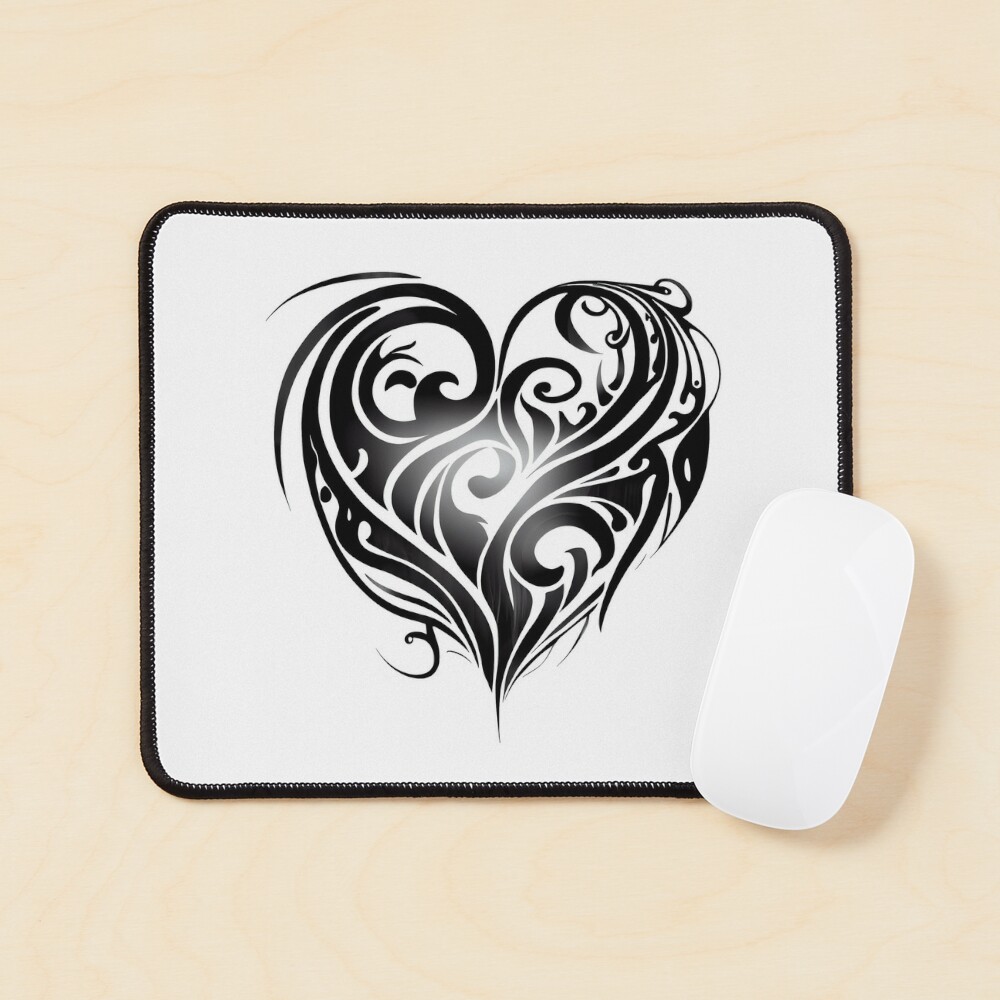 Heart shaped tattoo stock image. Image of decor, ornament - 138908783