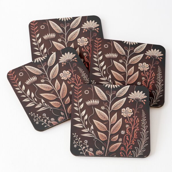 Item preview, Warli Flowers designed and sold by Banded-Canyon.