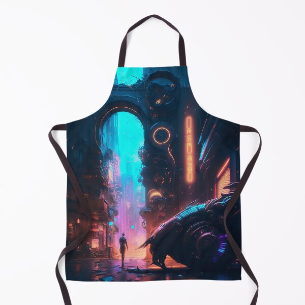 Item preview, CYBERPUNK FUTURE CITY LANDSCAPE designed and sold by elnixart.