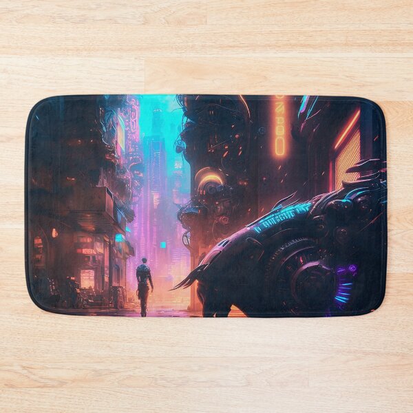 Item preview, CYBERPUNK FUTURE CITY LANDSCAPE designed and sold by elnixart.