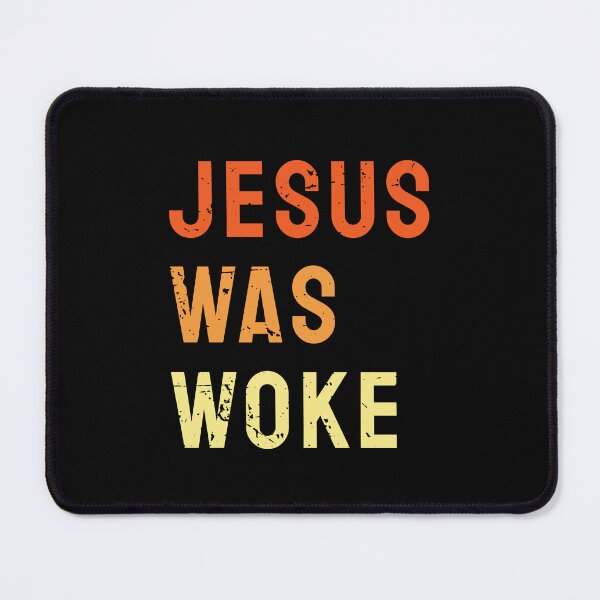Item preview, Jesus Was Woke Vintage Retro Colors Text designed and sold by bolkibox.