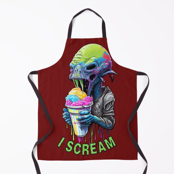Item preview, Alien Eating Ice-Cream designed and sold by Arcult-Stickers.
