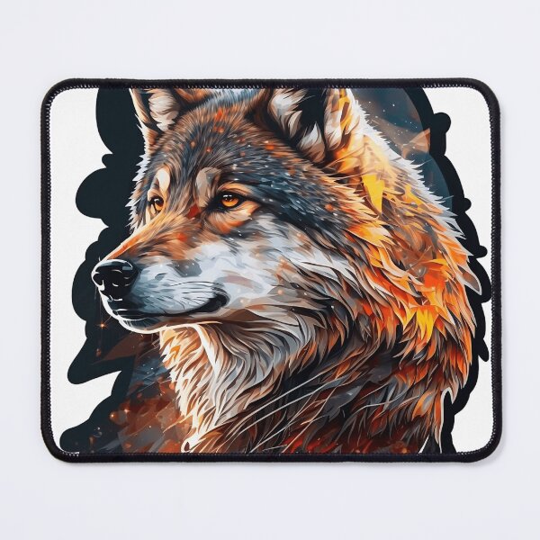 Item preview, red wolf designed and sold by Deadv.