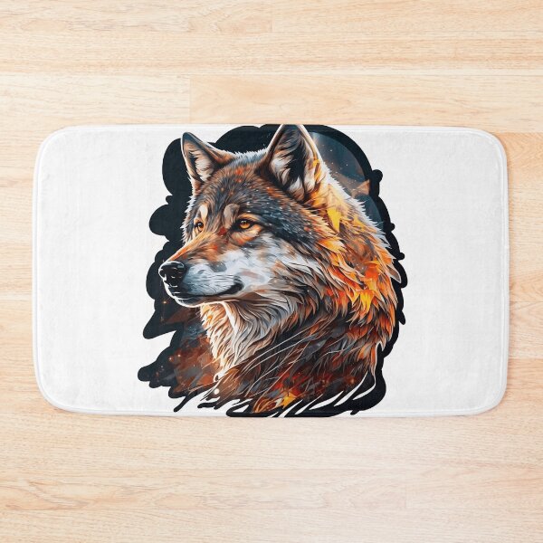 Item preview, red wolf designed and sold by Deadv.